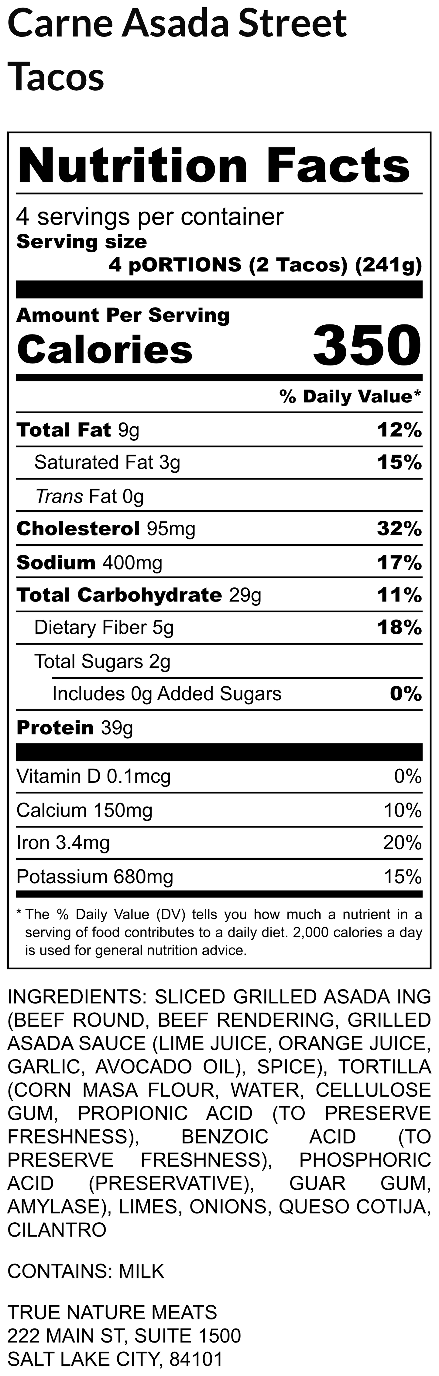 Carne Asada Street Tacos