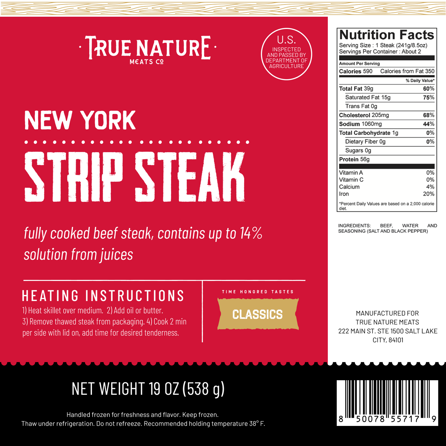 New York Strip Steak