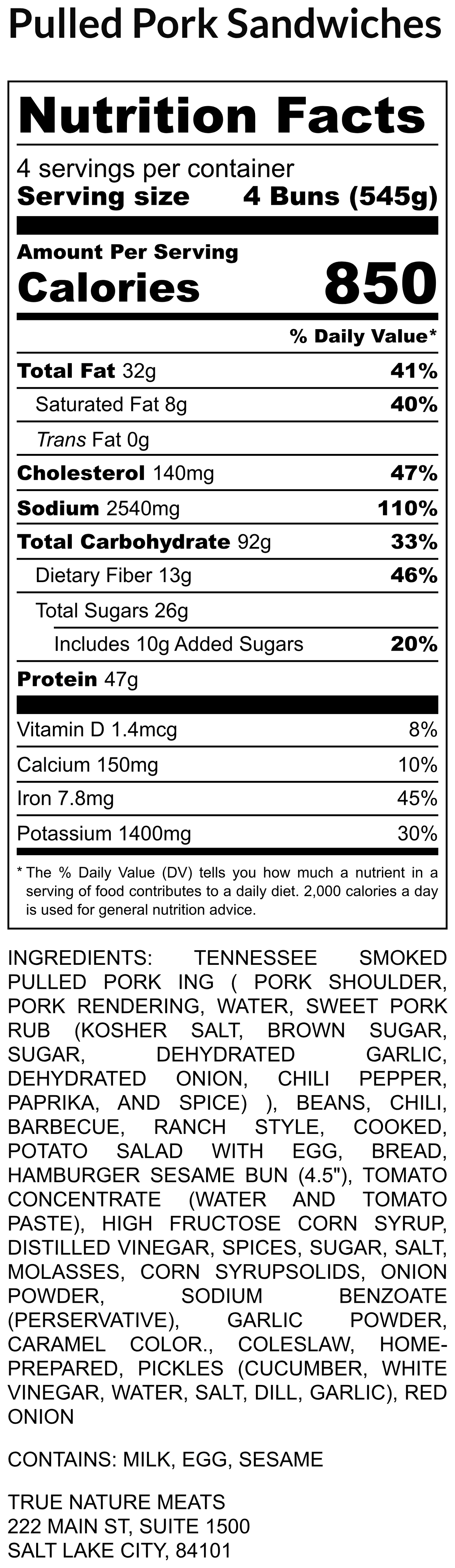 Pulled Pork Sandwiches