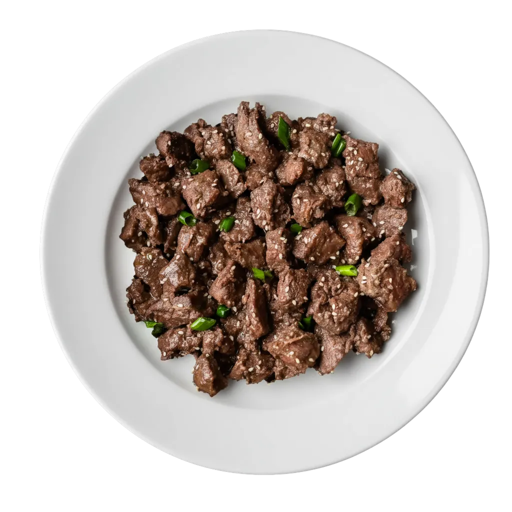 Japanese Teriyaki Steak, included in Bento Bowl Builder