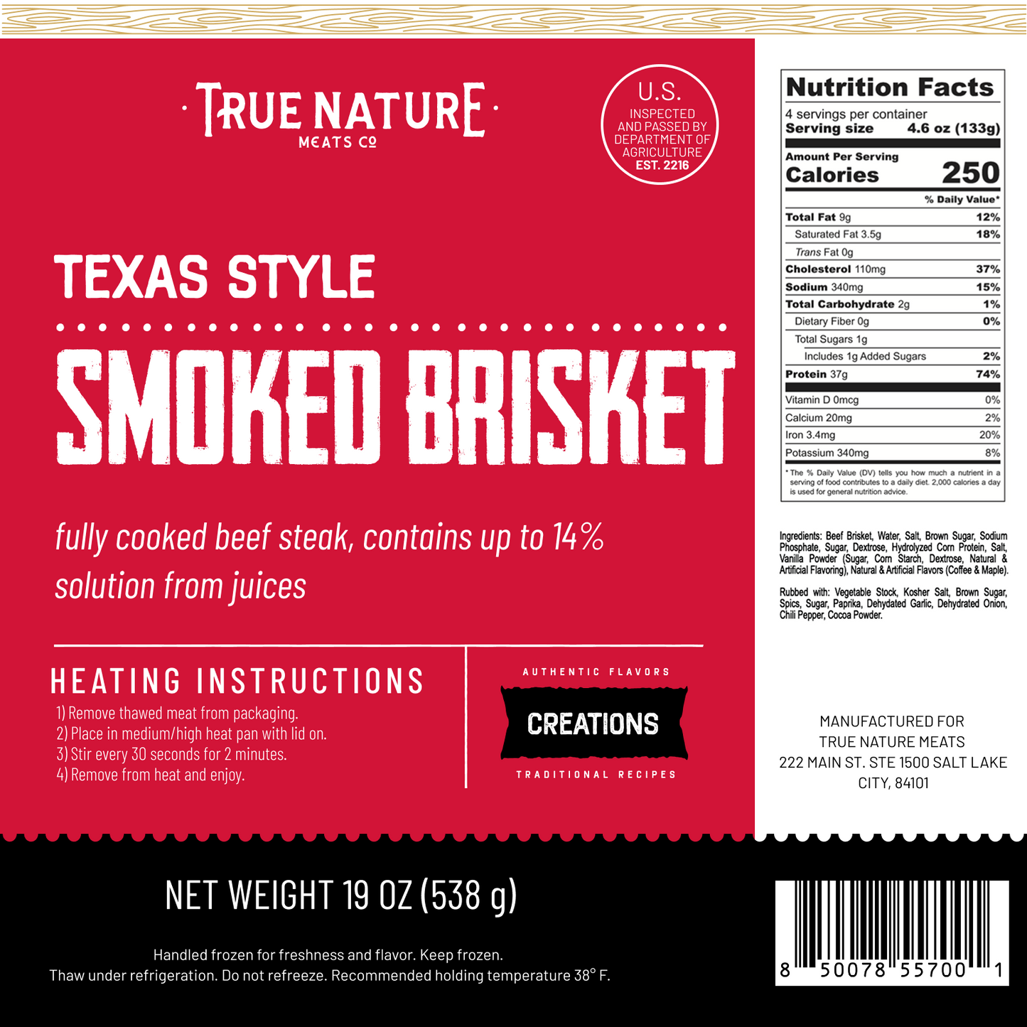 Texas Smoked Brisket