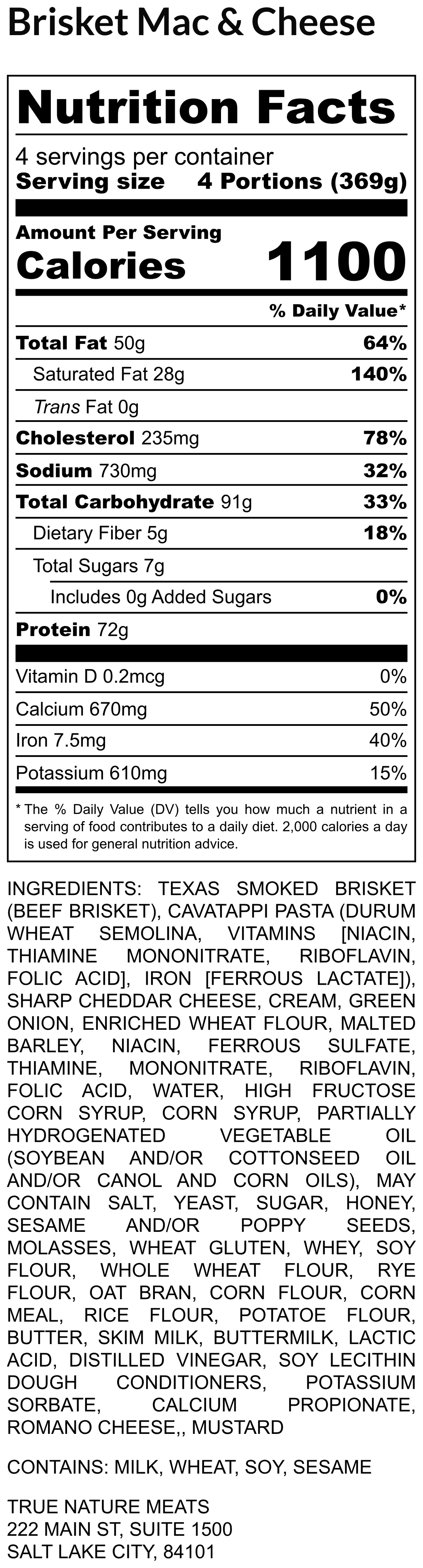 Brisket Mac & Cheese