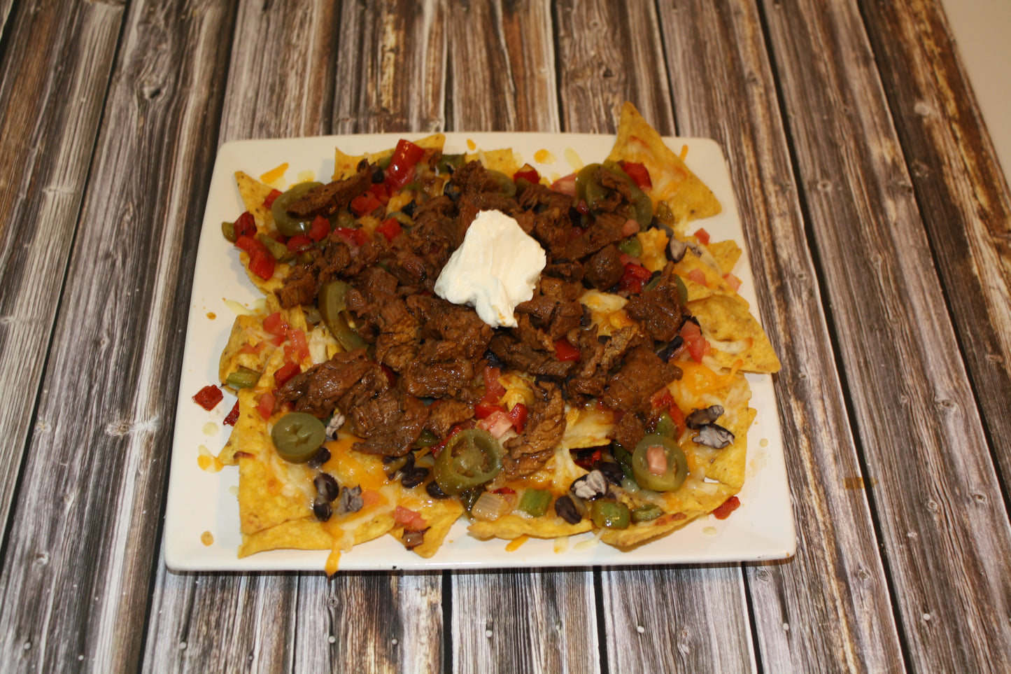 Carne Asada Fajita Nachos