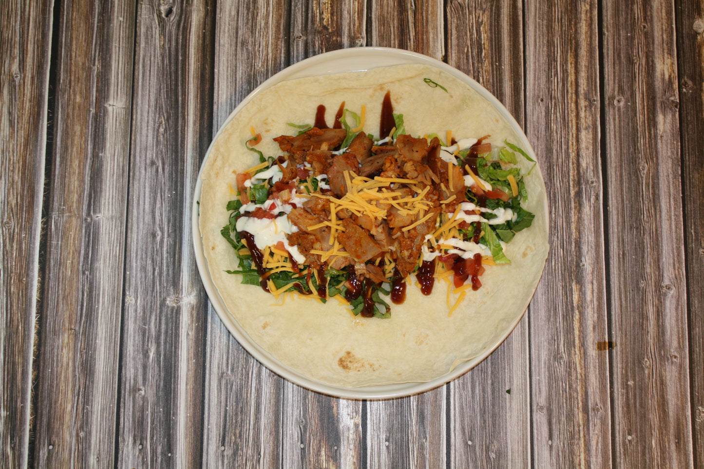 Carolina BBQ Chicken Wraps