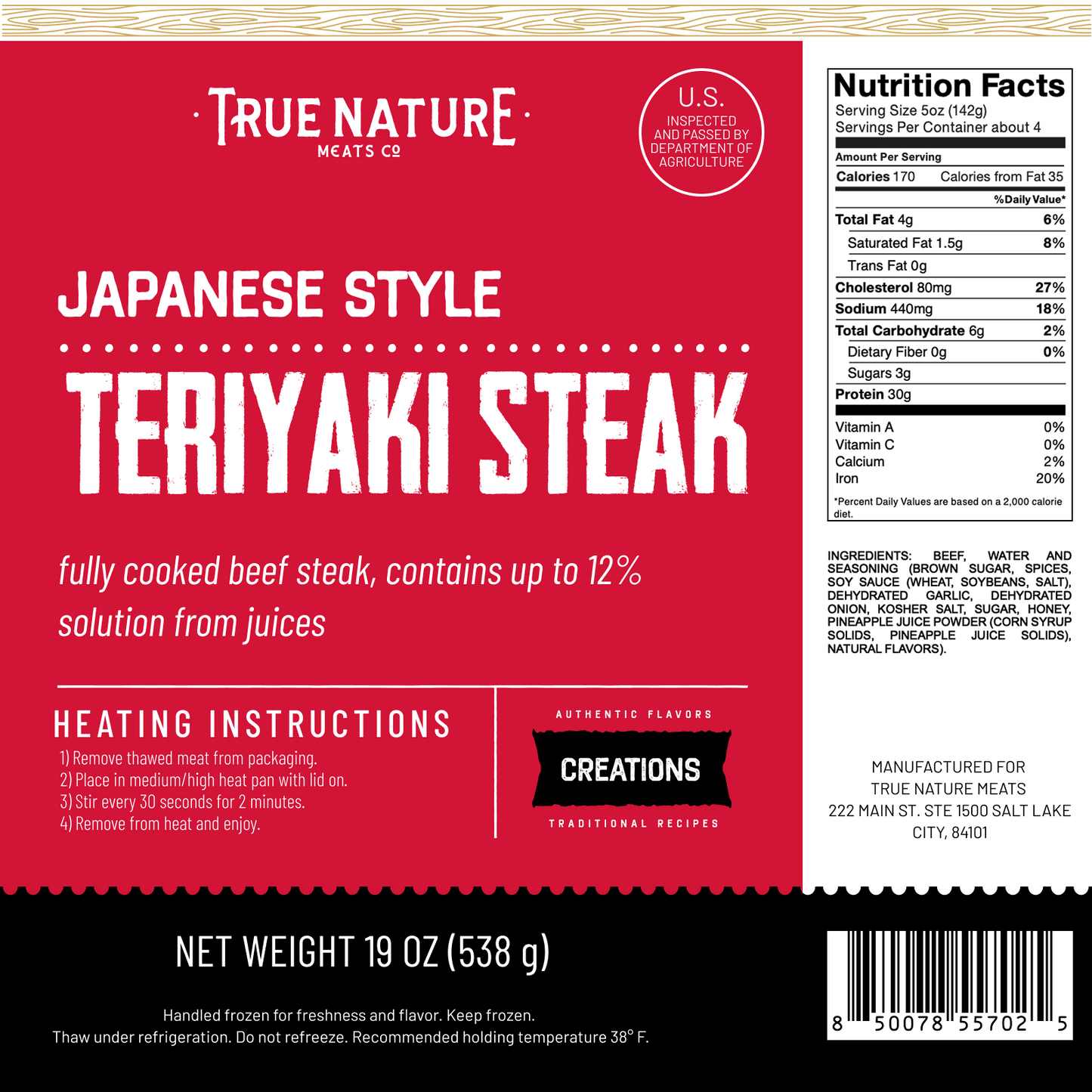 Japanese Teriyaki Steak