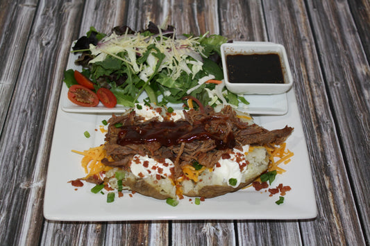 KC Brisket Loaded Baked Potatoes