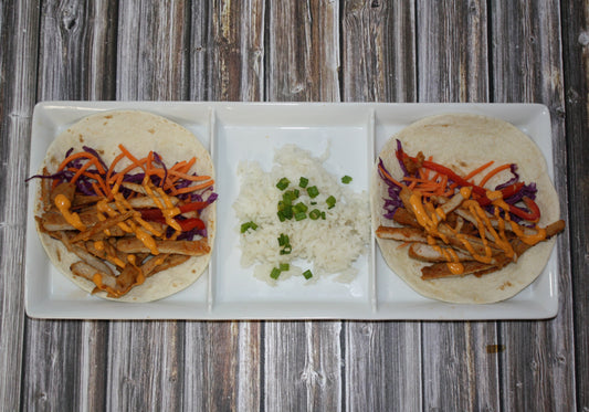 Korean Spicy Pork Tacos