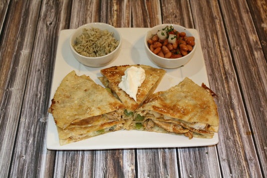 Pollo Asado Quesadillas