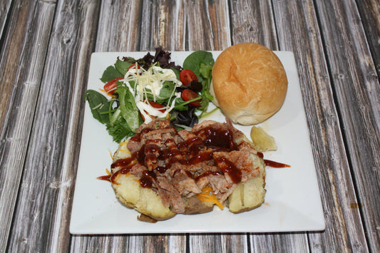 Pulled Pork Cowboy Spuds