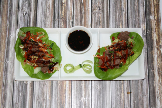 Teriyaki Steak Lettuce Wraps