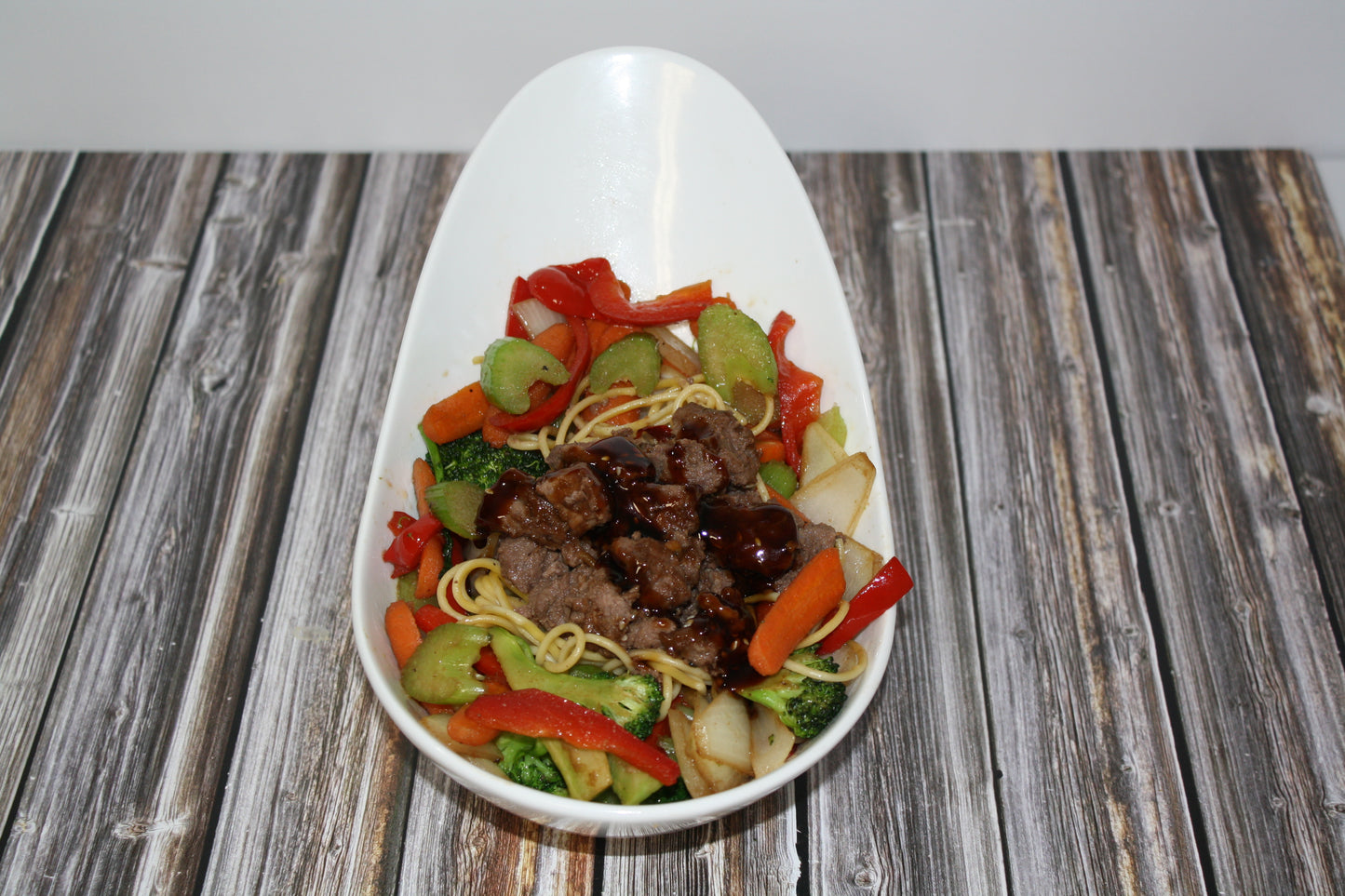 Teriyaki Steak Stir Fry Noodles