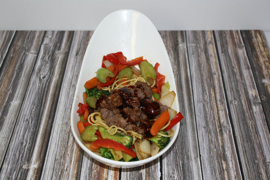 Teriyaki Steak Stir Fry Noodles