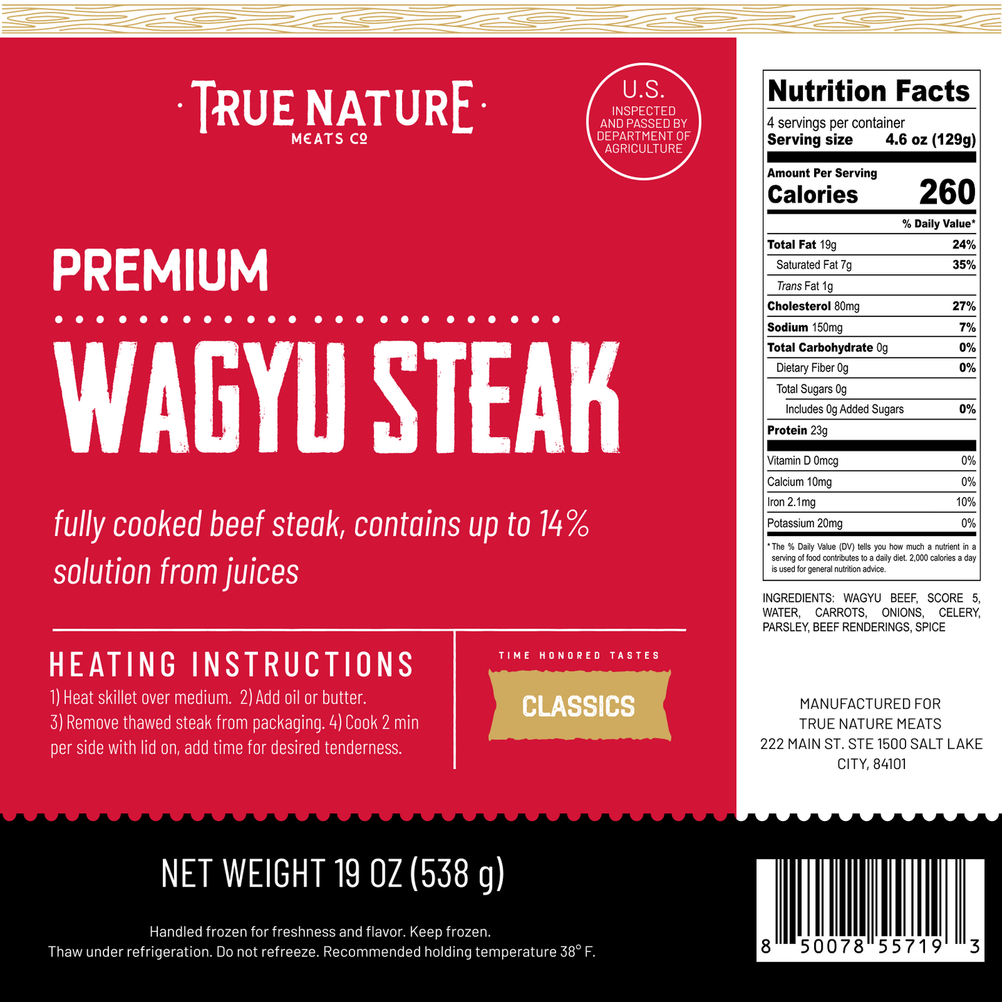 A5 Wagyu Steak + $8 (Try-it)
